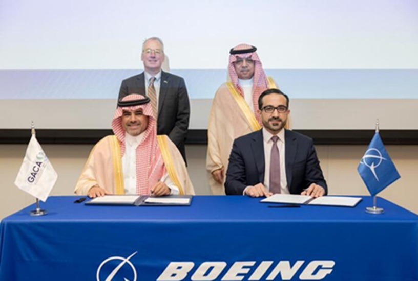 "الطيران المدني" السعودية توقع مذكرة تفاهم مع "بوينج" لدعم التنقل الجوي المتقدم