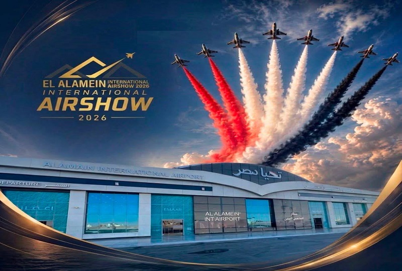 مطار العلمين الدولي يستعد لاستقبال المشاركين بمعرض Airshow 2026 العالمي غدا وحتى 10 سبتمبر